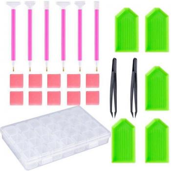 Juego Completo de Herramientas para Pintura de Diamantes