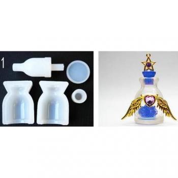 Handmade 3D Perfume Bottle Resin Mold