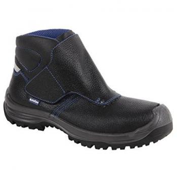 Botte Cofan S3 Urian en cuir noir avec fermeture Velcro T37
