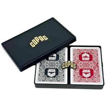 Copag WSOP 100% Plastic Speelkartenset – Standaard Formaat, Dubbel Deck