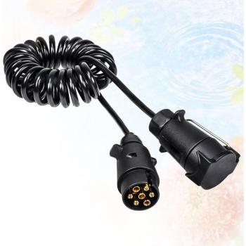 Accesorio de remolque con cable de resorte de 2,5 m y 7 vías
