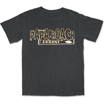 Papa Roach Männer‑shirt „Horizontal“ – Schwarze Variante – Größe M