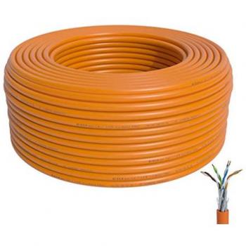 20m BIGtec CAT7 Kabel orange KAT7 4x2xAWG23/1