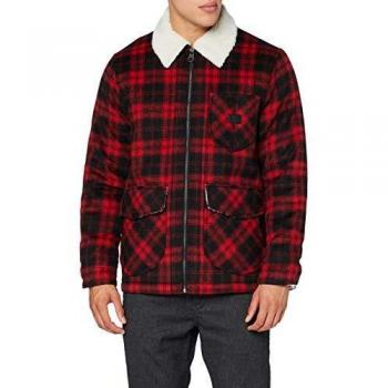 Lee Wool Loco Blouson Sherpa, Rouge (Warp Red Kg), Medium Homme
