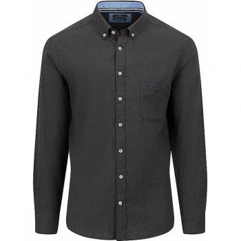 FYNCH HATTON Hemd Casual Fit grau S