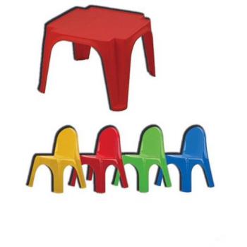 Biemme Set Tavolino & Seggiolone Inchiostri Vari