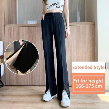 Loose Fit Black Pencil Trousers for Women