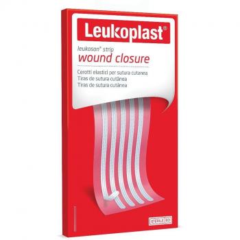 CEROTTO PER SUTURA LEUKOSAN STRIP 3X75 MM 2 BUSTE X 5 CEROTTI
