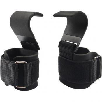 Neoprene Pad Weight Lifting Hooks and Wrist Wraps