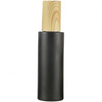 Botella Cosmética 50ml Tapadera Negra