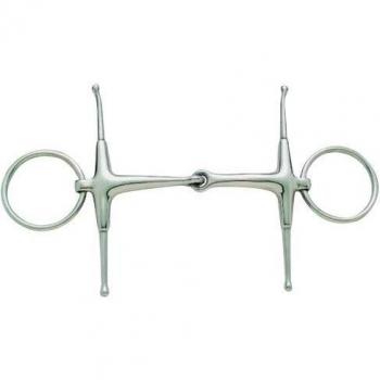 4.5in Stainless Steel Jointed Fulmer Snaffle Bit