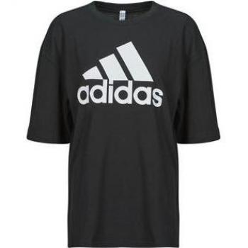 Adidas Women's Essentials Big Logo Boyfriend T-Shirt, Small, Black