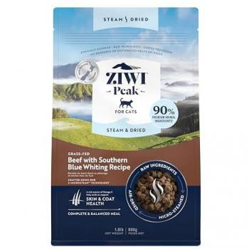 Ziwi Peak Kat Voedingsmix Stoom & Dried Beef 800g