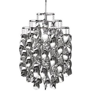 Verpan Spiral Mini Pendelleuchte, metallisch