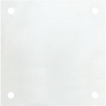 Plaque de propreté 65 × 65 mm F17, inox poli – HERACLES