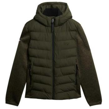 Superdry Cardigan à capuche Vert (XXL)