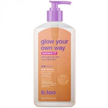 Glowing Self‑Tanner B.Tan – Glow Your Own Way, Feuchtigkeitsgel 236 ml