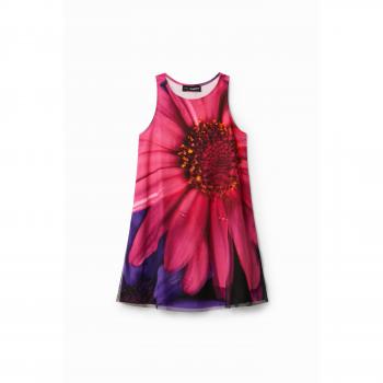 Vestido de Margaritas Violetas de Desigual