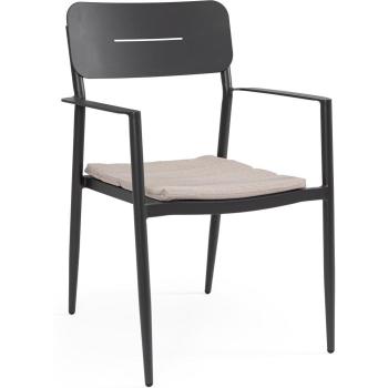 Chaise Bizzotto Aluminium Noir 55x85x58cm