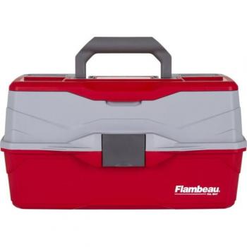 Flambeau Red and Gray Tackle Storage Box