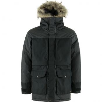 Fjällräven Herrenparka Polar Expedition Daunenjacke Anthrazit