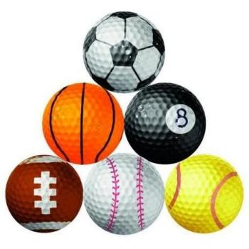 Palline da Golf Longridge RD3554 – Pack da 6 in One Size nero