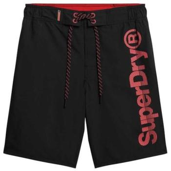 Superdry Classic Ocean Shorts – Black/Red