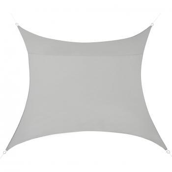 Toile d'Ombrage Gris Clair 4x4 m