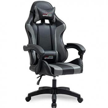 Fauteuil Gamer Amstrad AMS-800 Noir et Gris