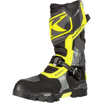 Klim Adventure GTX Stivali motocross Grigio Giallo 40