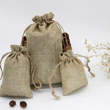 Emballage en jute vintage