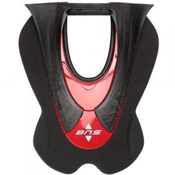 Supporto per collo Alpinestars BNS Tech Carbon Nero Rosso Taglia Unica