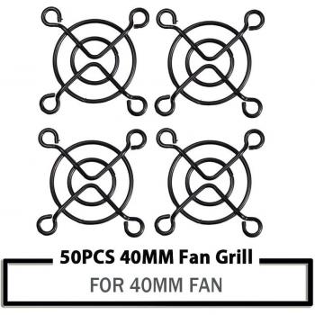 Rejillas de Seguridad para Ventiladores 50 Uds YOUNUON 40X40MM