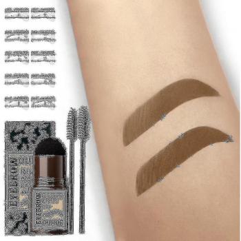 Kit de Cejas con Plantillas y Polvo Impermeable