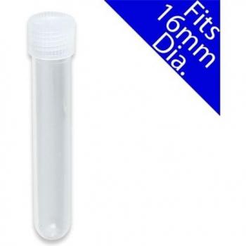 PP-Reagenzglas 14 ml, 100 mm Gewindebohrung, 16× Kappen – autoklavierbar – 25 Packung