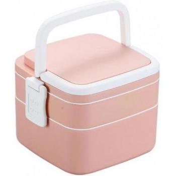Insulated Double‑Compartment Workday Lunch Box