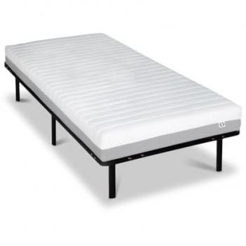 Ensemble LITERIE Venus 90x190 : Matelas Mousse HD & Sommier Métal