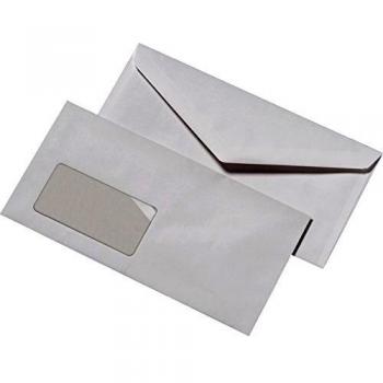 MAILmedia® Fensterbriefumschlag, gummiert, DL, 220 x 110 mm, 72 g/m², weiß (1.000 Stück)