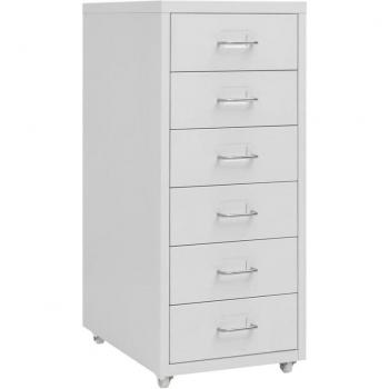 Prolenta Premium Classeur mobile en métal 28x41x69 cm