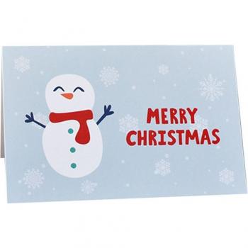 Happy Year 3D Cartoon Animal Christmas Postcard – Merry Xmas Card for Kids