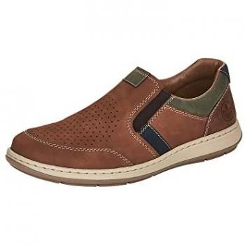 Rieker 17371-25 Men's Comfort Casual Brown Loafers – Size 10.5