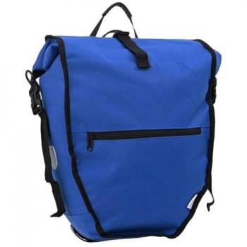 Sac à vélo polyester bleu 25 L