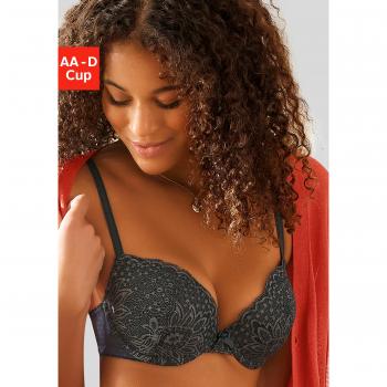 Vivance Push-Up-BH mit Spitze, Damen, Größe 80D