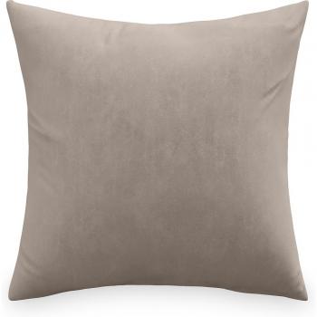 Mésmal velours beige 45×45 cm, housse et rembourrage