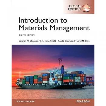 Introduction to Materials Management Global Edition