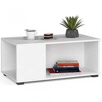 Akord Juliet Mesa Central Blanca 90 cm (estantería opcional)