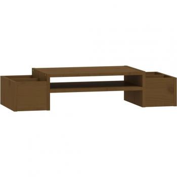 Support de moniteur en bois