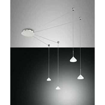 ISABELLA Smartluce Pendelleuchte, 4x 8W, 3000K, 2880lm, IP20, weiß