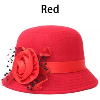 Sombrero de Moda Rústica con Detalle Floral