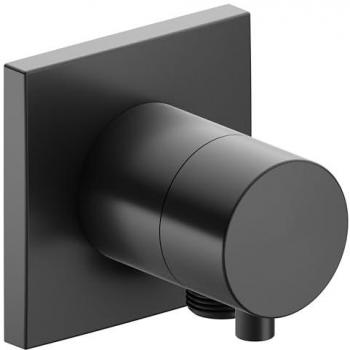 Válvula de Derivación IXMO DN15 UP – Mango Comfort, Rosetón Cuadrado, Negro Cromo